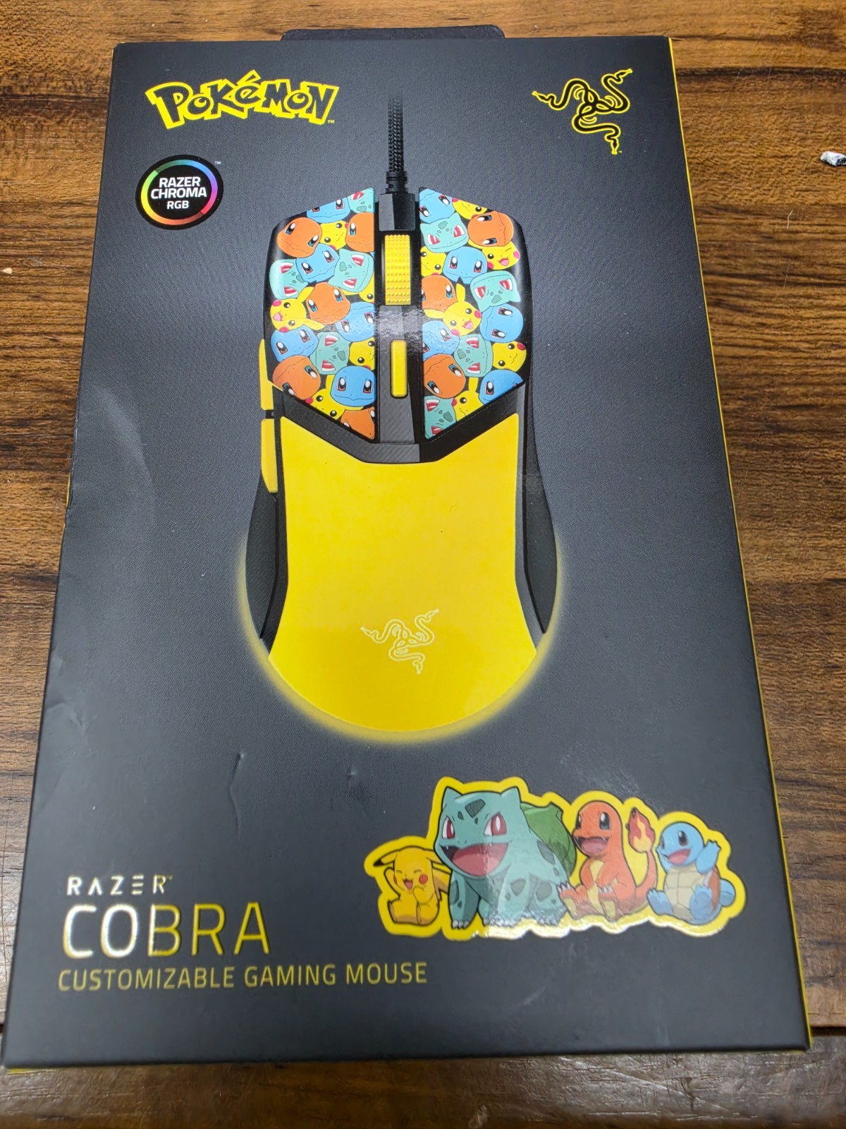 NEW Razer - Cobra Lightweight Optical Gaming Mouse Wired - Pokémon Edition