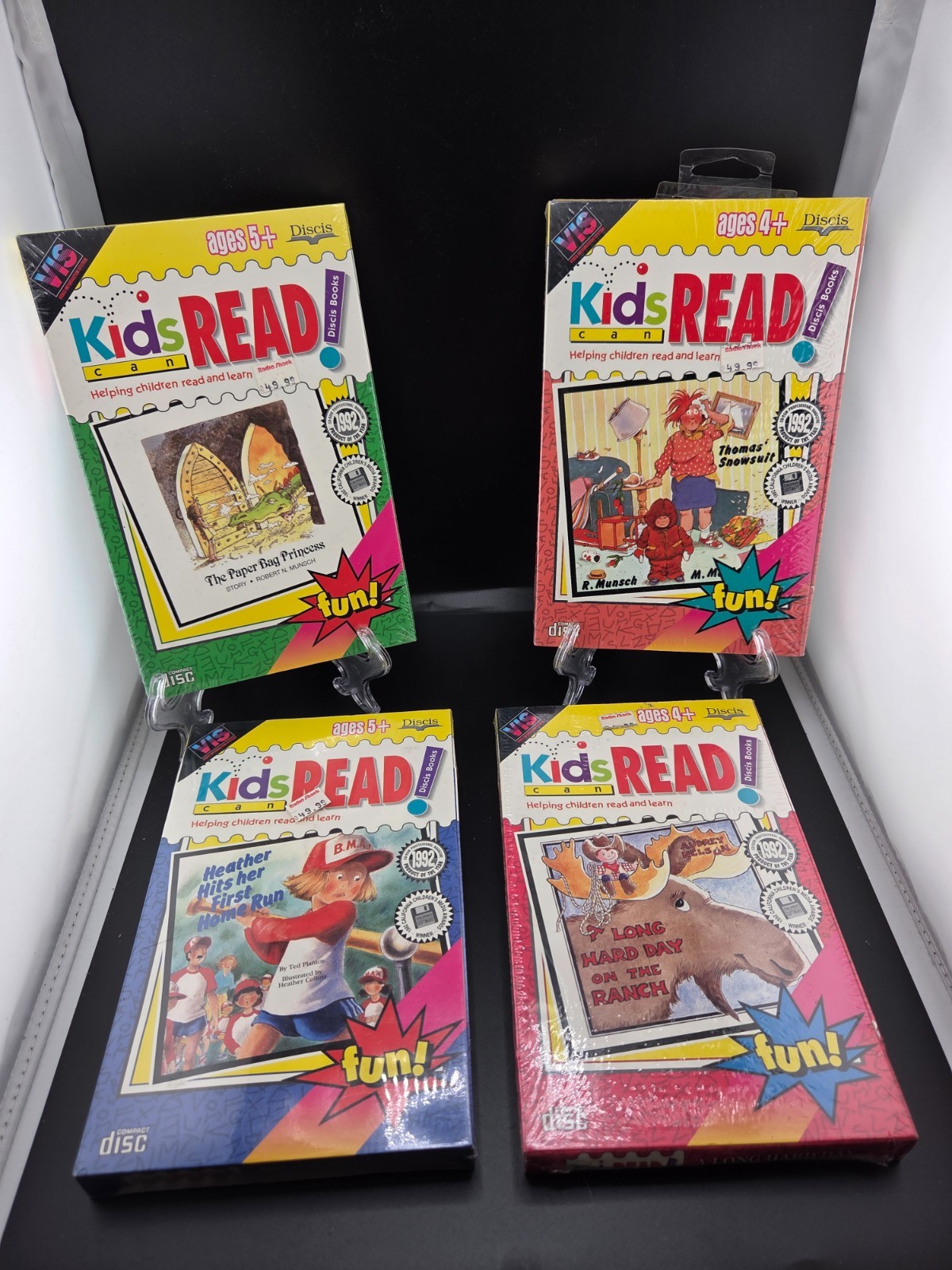 Lot of 4 VIS Kids Can Read - SEALED