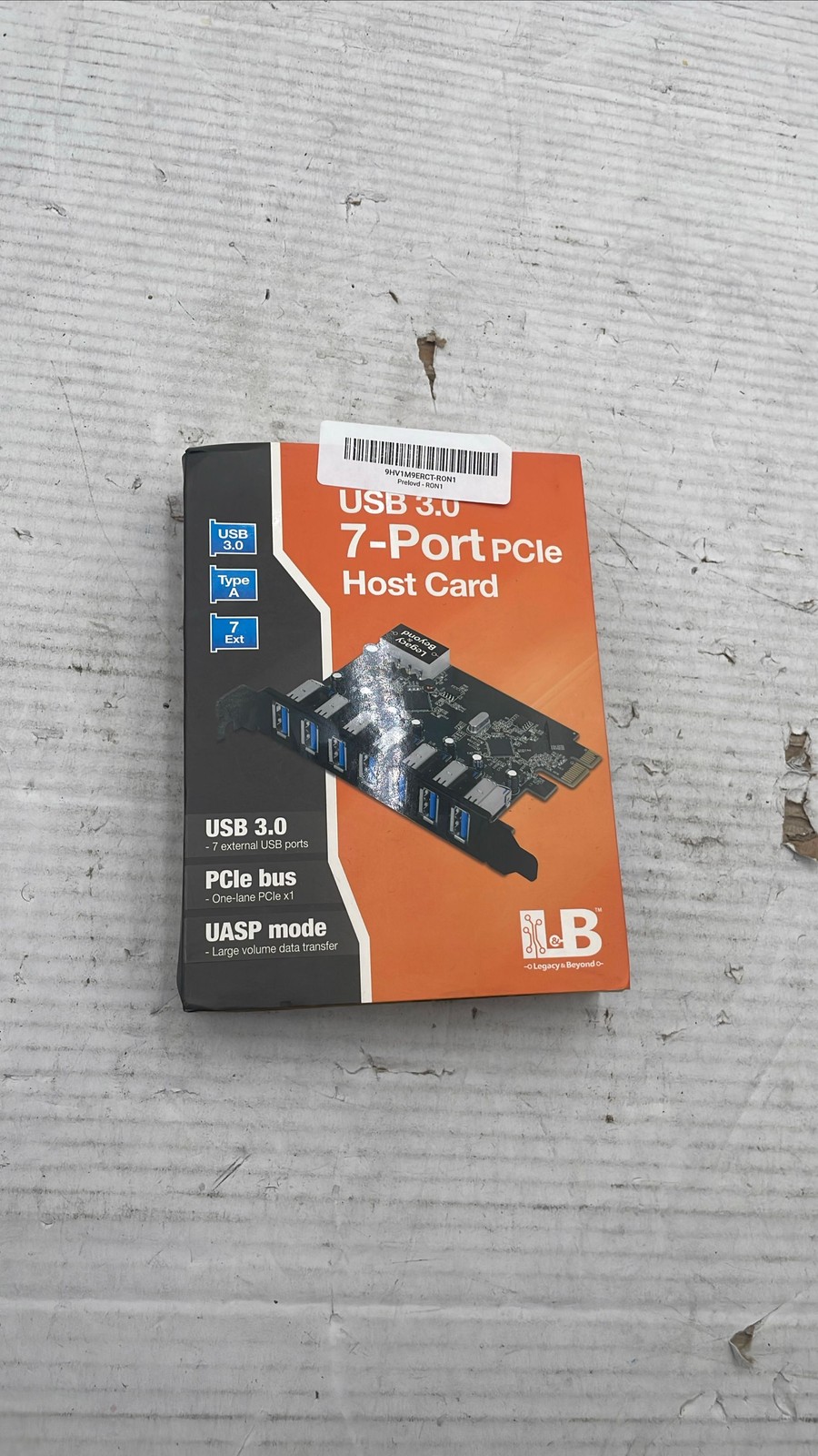 SIIG LB-US0514-S1 USB 3.0 7-Port PCIe Host Adapter UASP