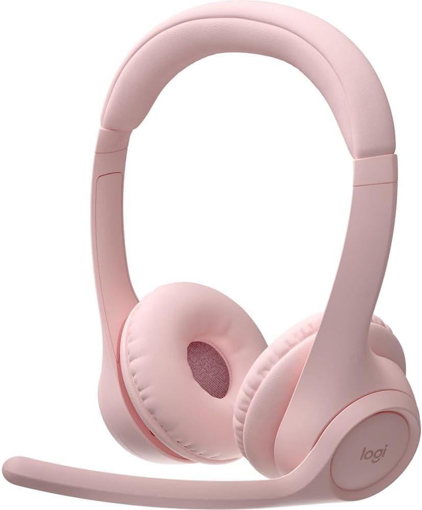 Logitech Zone 300 Wireless Bluetooth Headset PC , Mac, Chrome, Linux, iOS Pink
