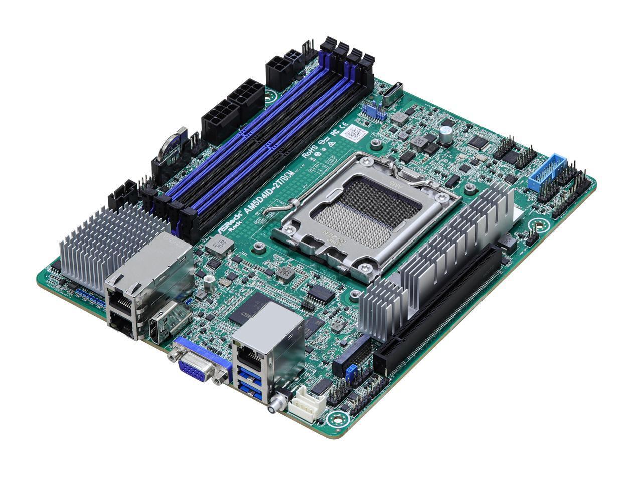 ASRock Rack AM5D4ID2TBCM Deep miniITX Server Motherboard AMD Ryzen 7000  G1N
