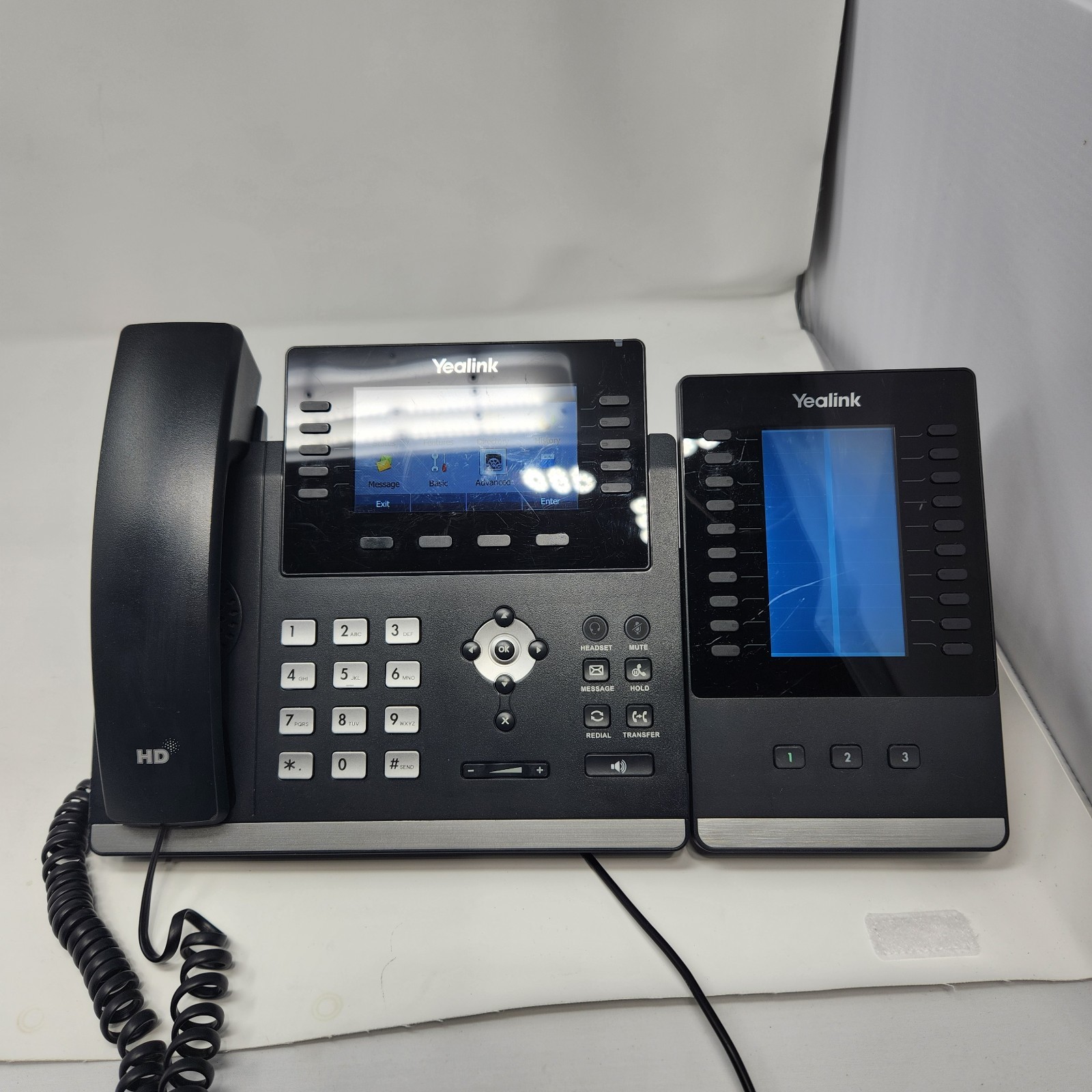 Yealink SIP-T46U 4.3" LCD Gigabit IP Phone With Expansion Module Yeahlink EXP43