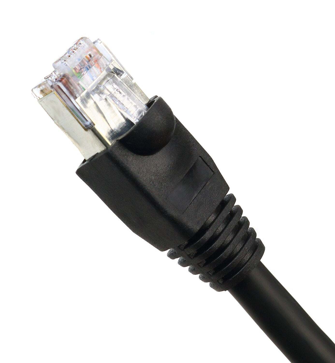 60FT Cat5e Outdoor Waterproof Ethernet Cable Direct Burial Shielded Pure Copper
