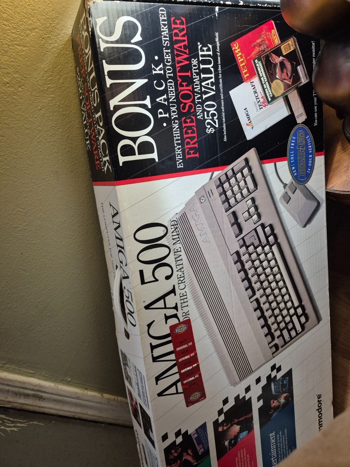 commodore amiga 500 computer, New in box  Monitor if need one