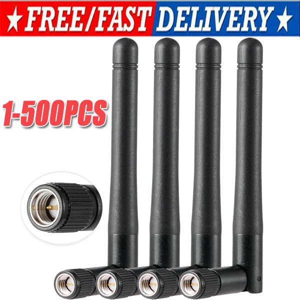 500X RP-SMA Antenna for WiFi 2.4GHz/5Ghz Wireless Router Card Male Pin wholesale
