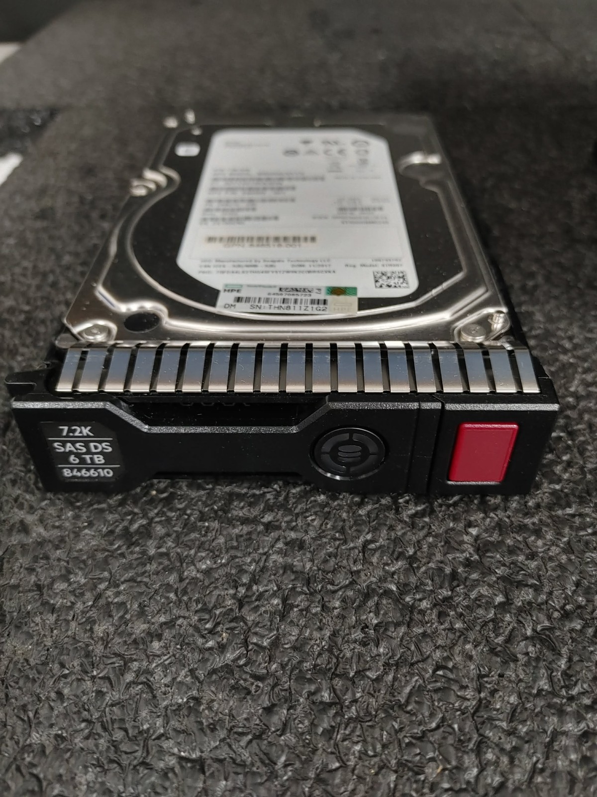 HP 846509-001 846519-001 MB6000JVYYV 6TB 7.2K RPM 12 Gb/s 512n LFF SAS 3.5" HDD