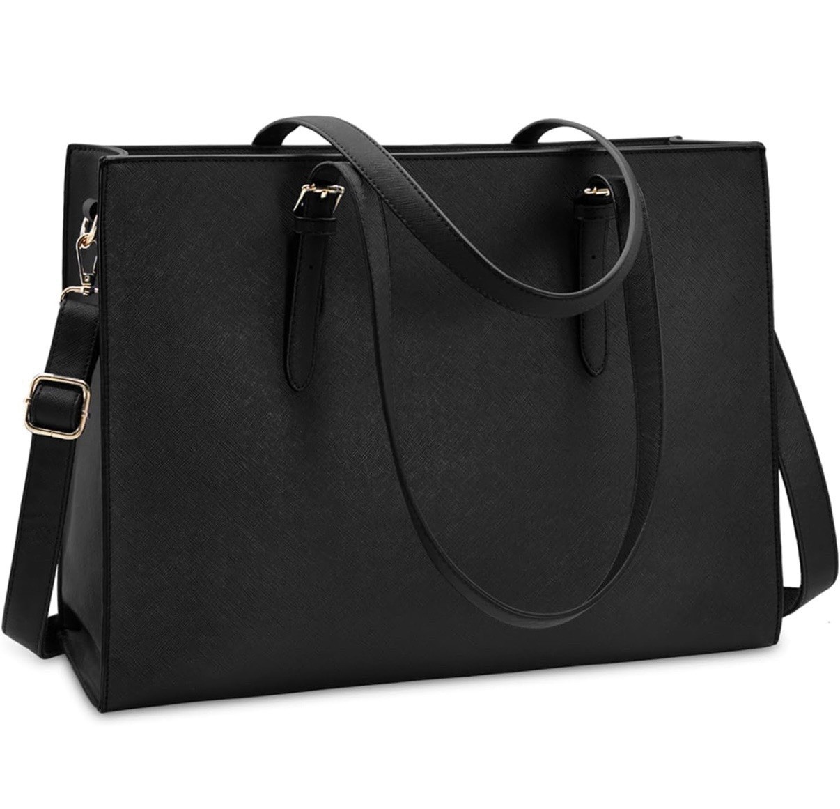 Laptop Bag For Women Waterproof 15.6" Vegan Leather Business Briefcase