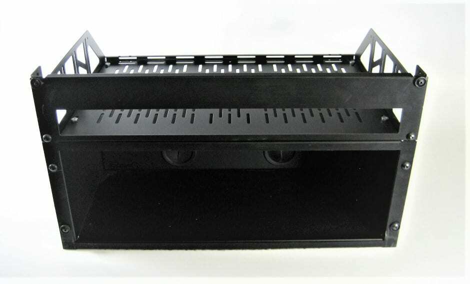 Middle Atlantic Full Hole Rackrail  W/ Shelves - Used - 
