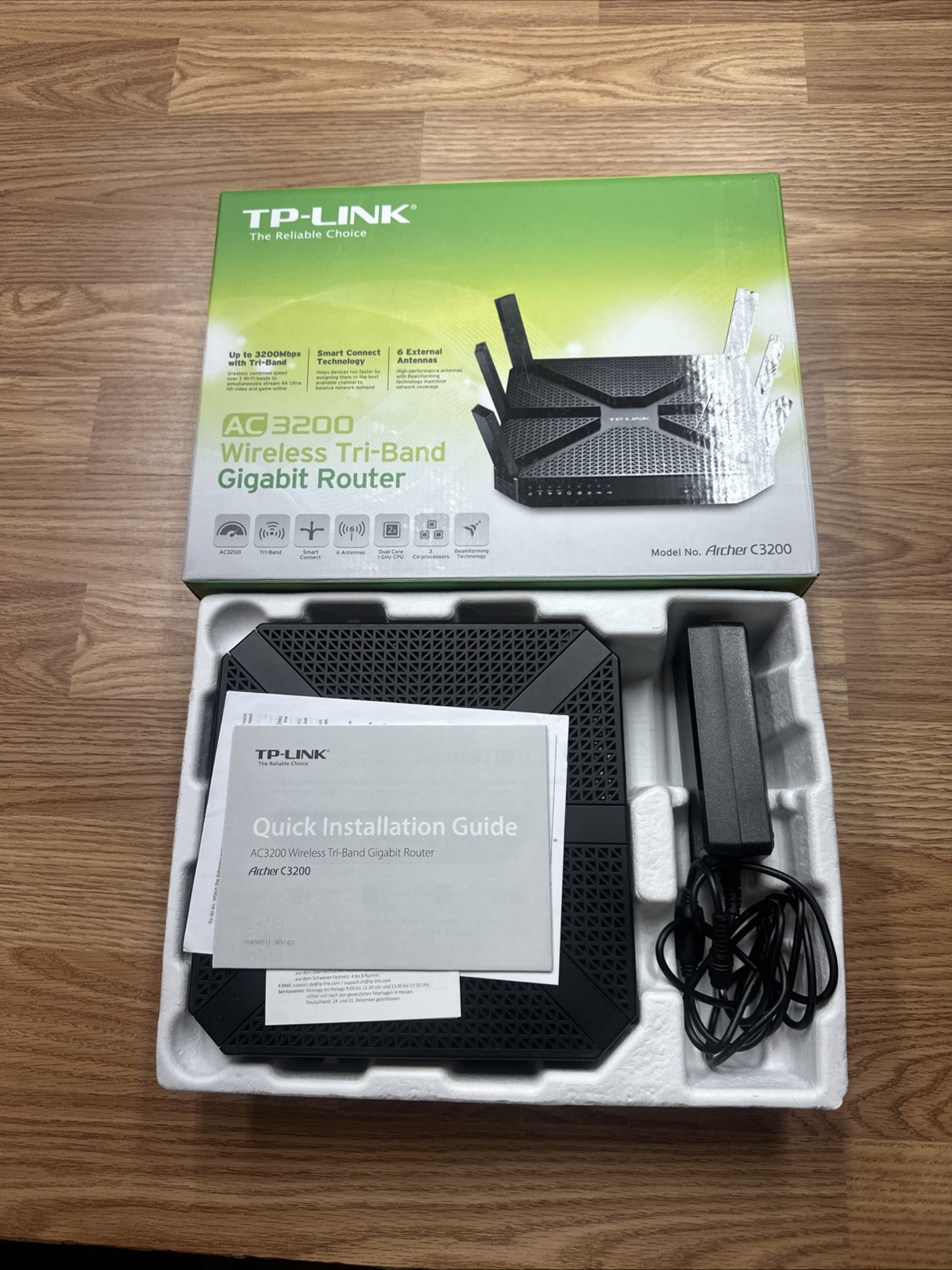 TP-Link Archer C3200 AC3200 Wireless Tri-Band Gigabit Router