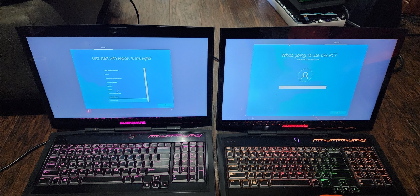 (Both laptops) Alienware m17x R4 17.3" Core i7-3610QM 16GB RAM 1TB Gaming Laptop