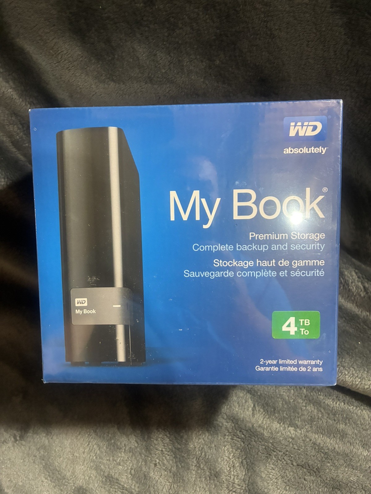 NEW - Western Digital WD My Book 4TB External HDD - WDBFJK0040HBK-NESN - SEALED
