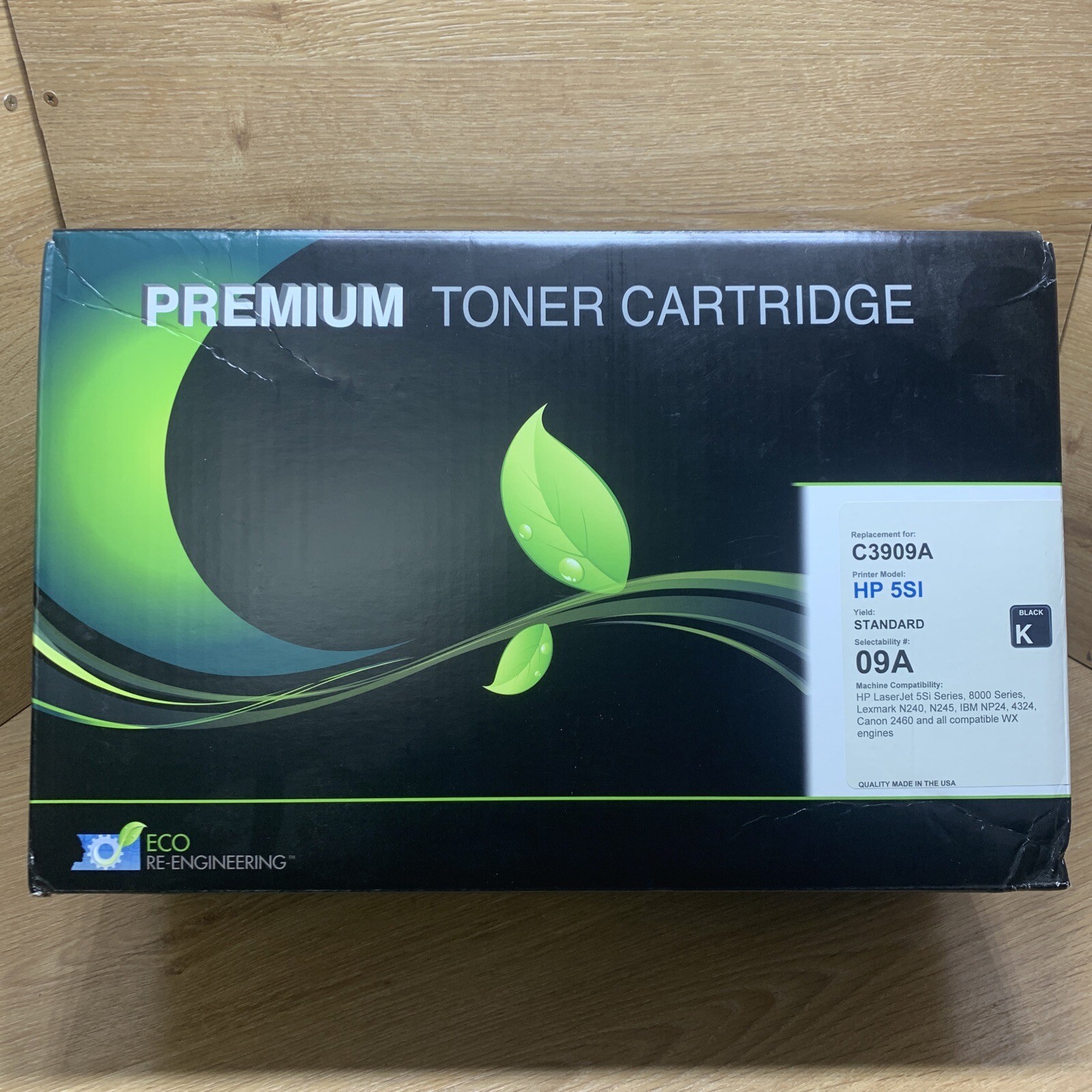 Premium Eco Re Engineering C3909A (09A) TONER CARTRIDGE Black k HP 5 Sl