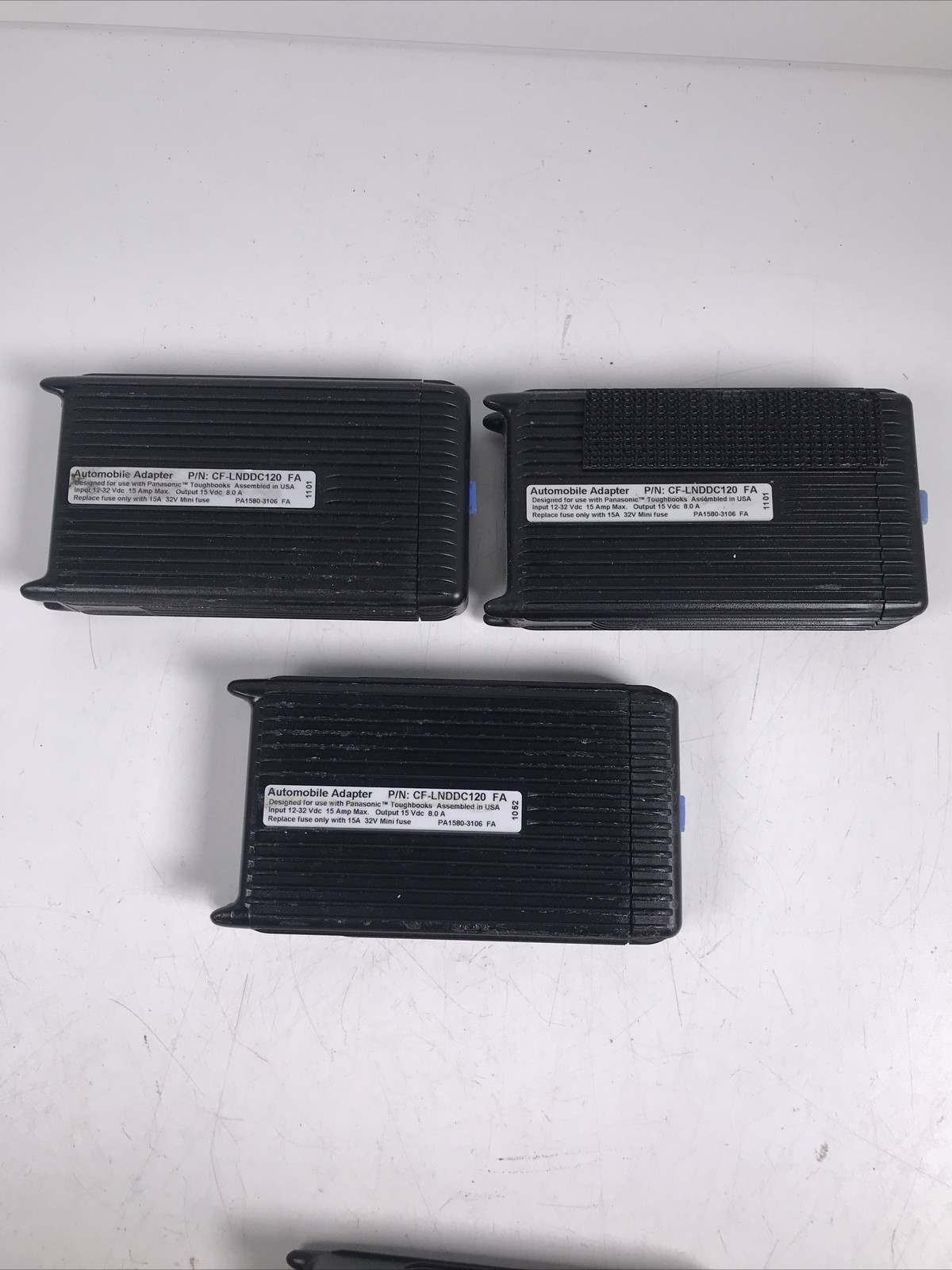 3 LIND AUTOMOBILE 12V  CIGARETTE ADAPTER CF-LNDDC120 FA FOR PANASONIC TOUHGBOOKS