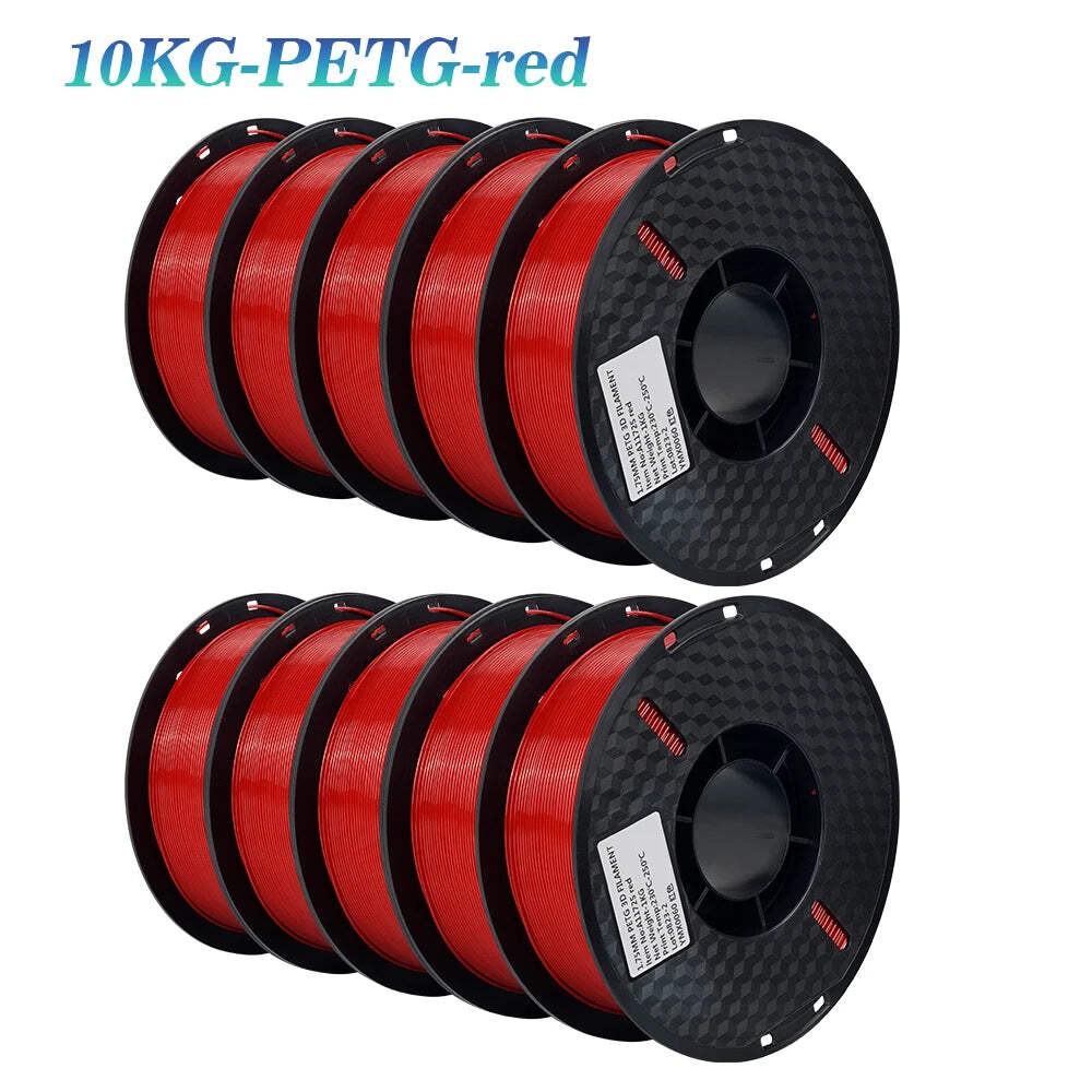 KINGROON 10KG PLA Filament PETG 3D Filament 1.75mm For 3D Printer Spools