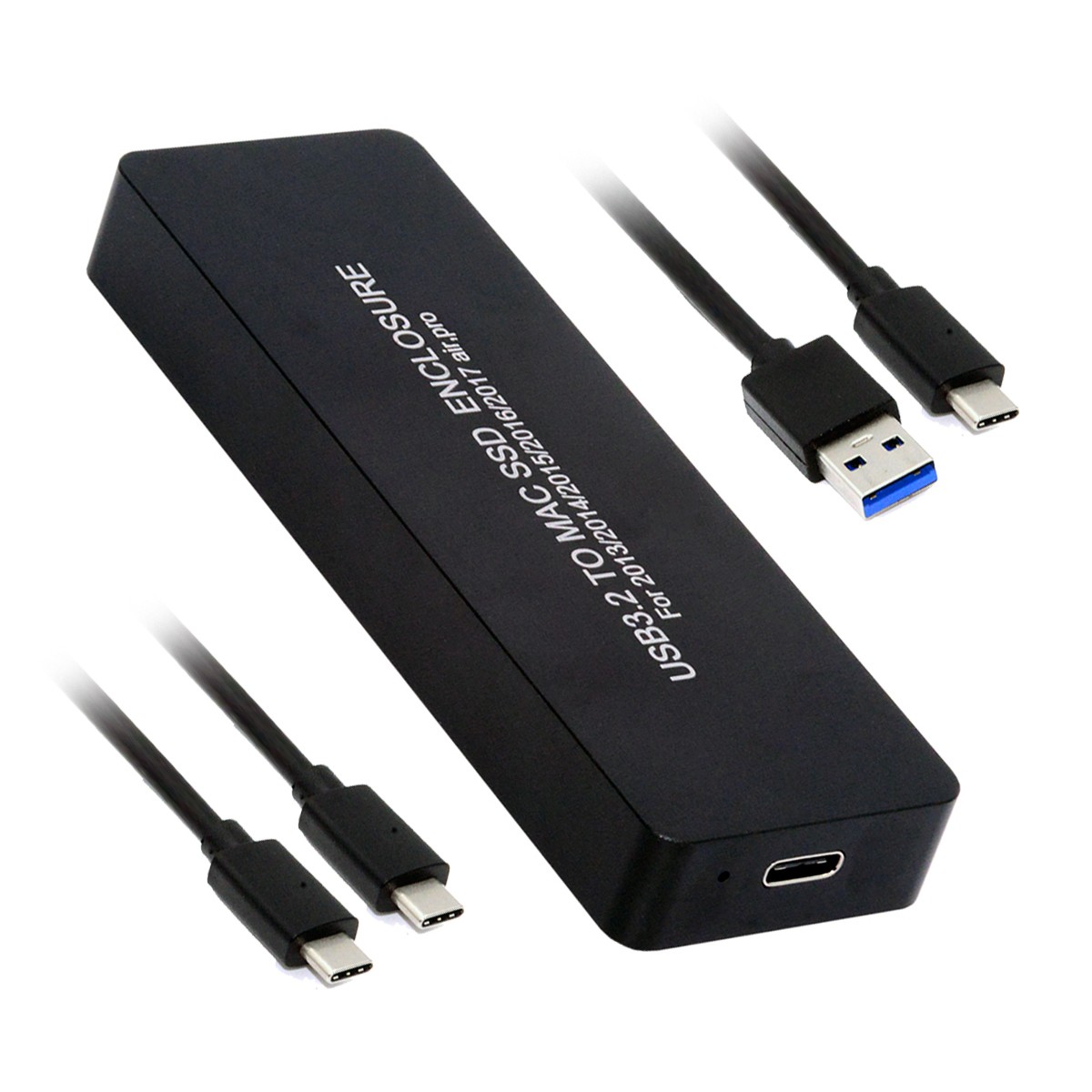 CY USB3.0 Type-C to USB-C Mobile Box Enclosure for MAC Air Pro 2010 2011 SSD