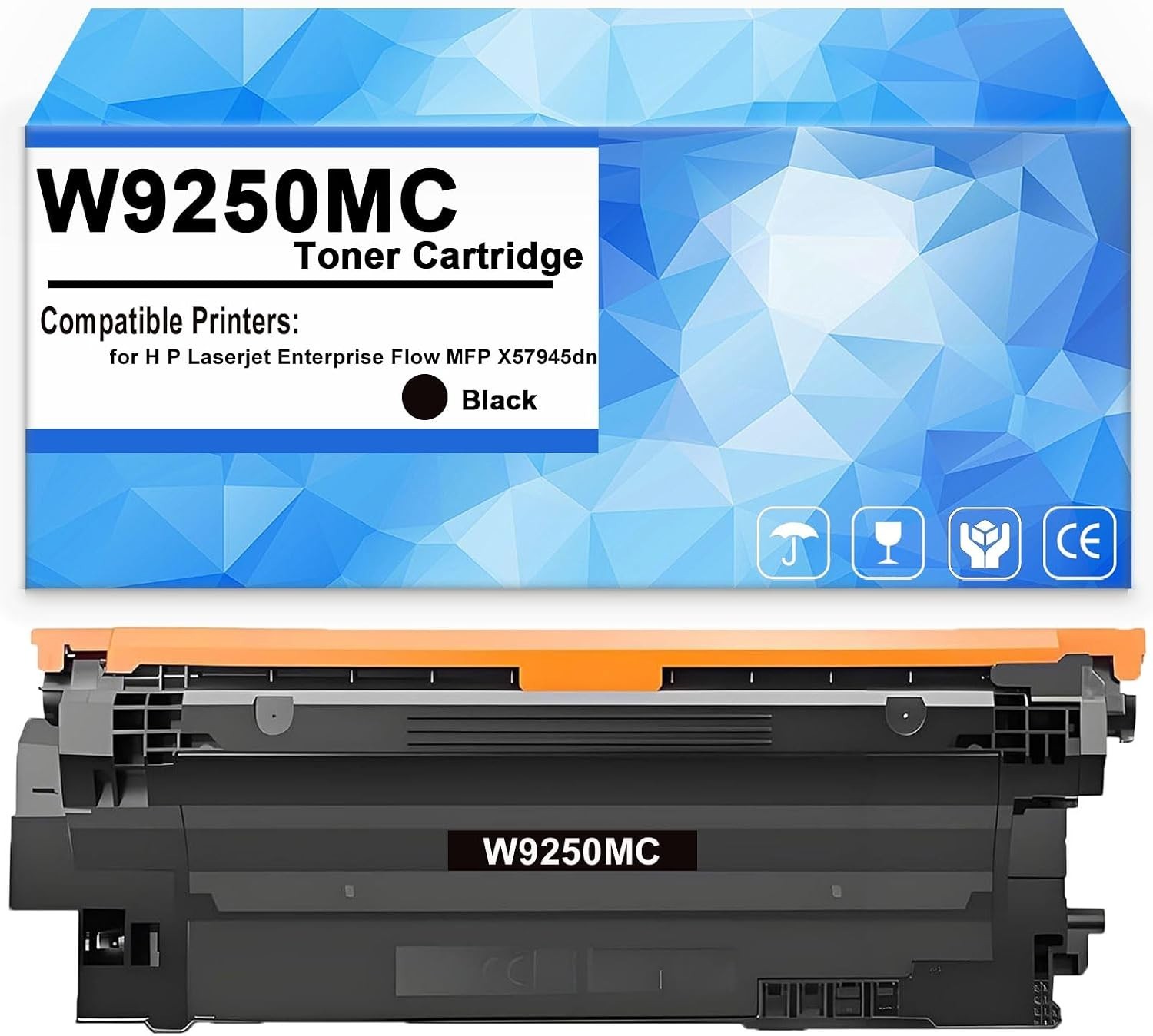 W9250MC Black Toner for HP LaserJet Enterprise Flow MFP X57945dn 25K Yield