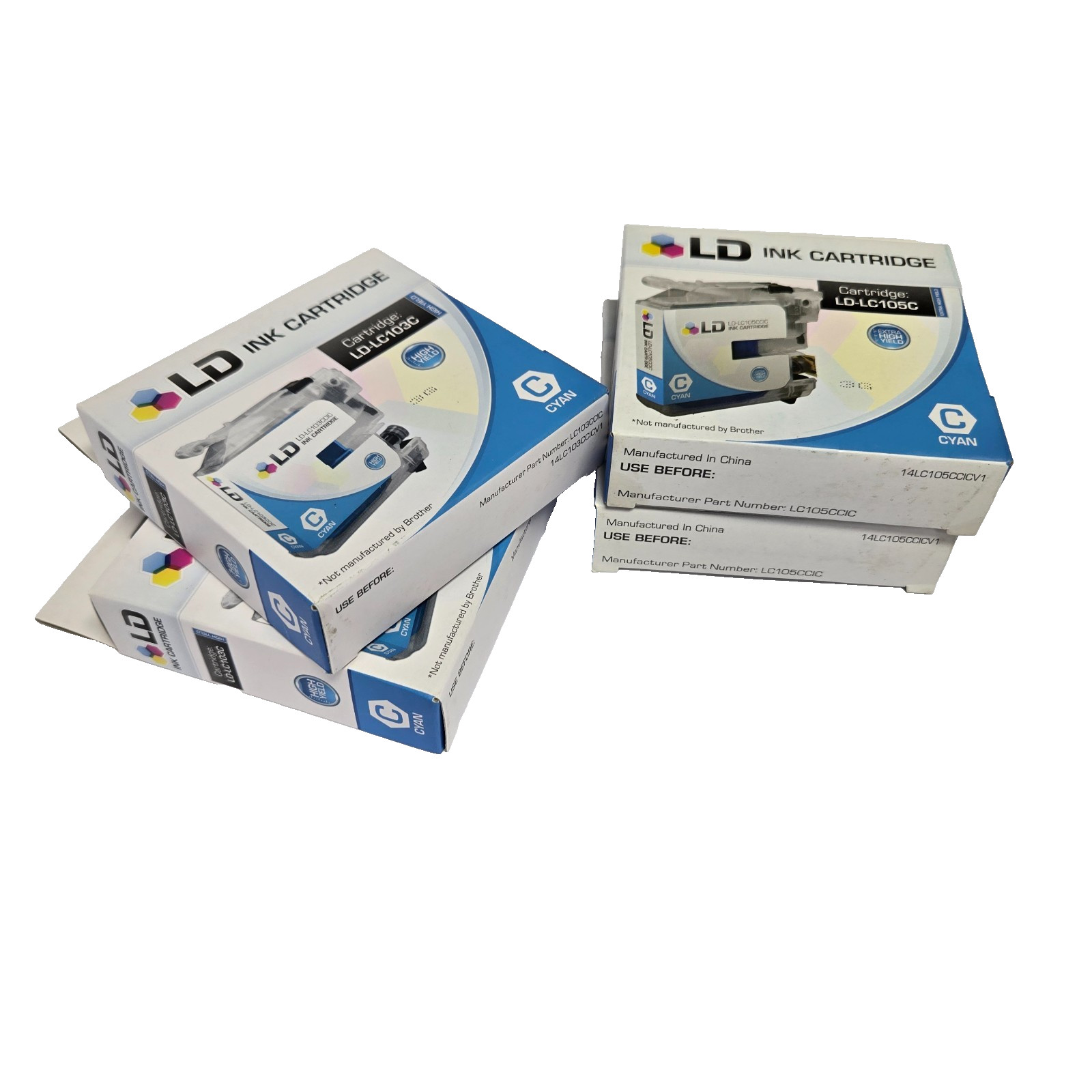 4X LD-LC103C Inc Cartridge
