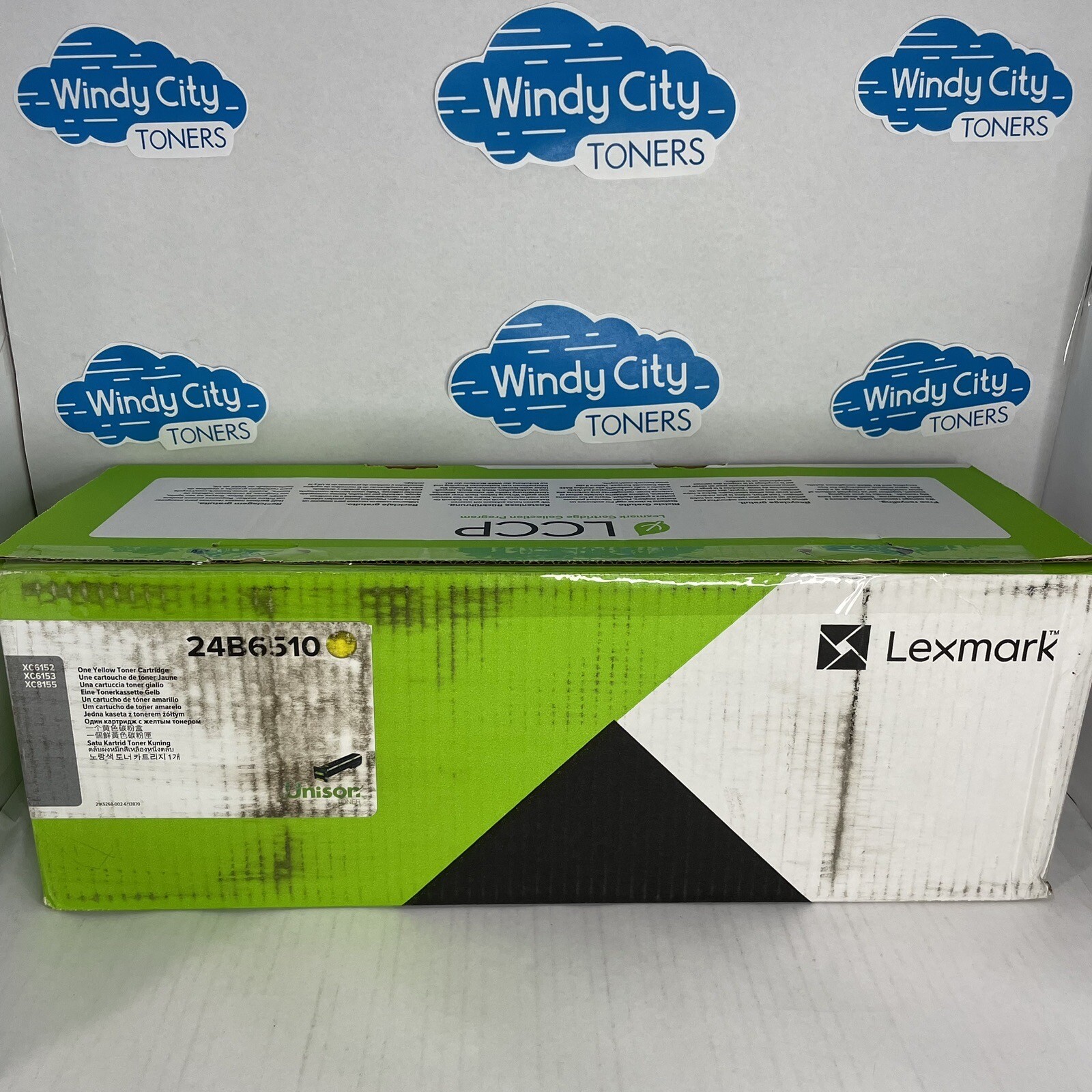 Lexmark 24B6510 Yellow Extra High Yield Toner Cartridge for XC6152 XC8155dte