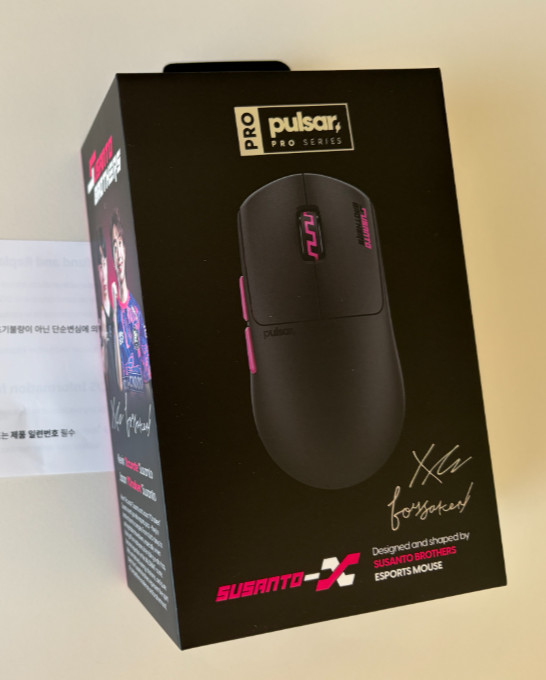 Pulsar Pro Series Susanto-X Wireless Gaming Mouse Black PSSTX21 Brand New