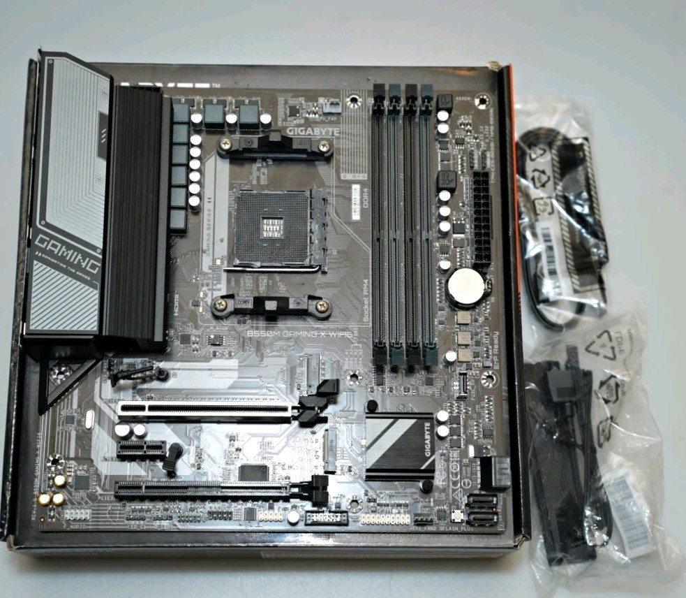 FOR PARTSGIGABYTE B550M GAMING X WIFI6 AMD AM4 MicroATX DDR4 Motherboard