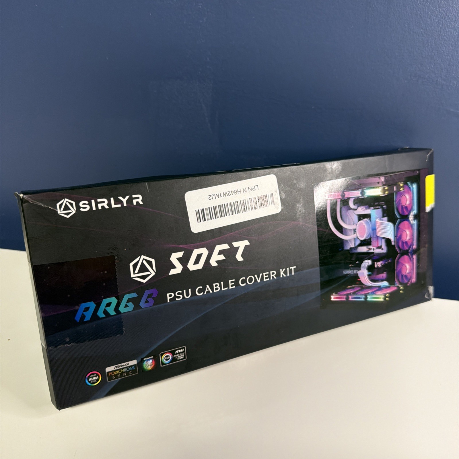 Sirlyr Black ARGB Sleeves for GPU/ATX Cables, 8Pin/12VHPWR & 24Pin