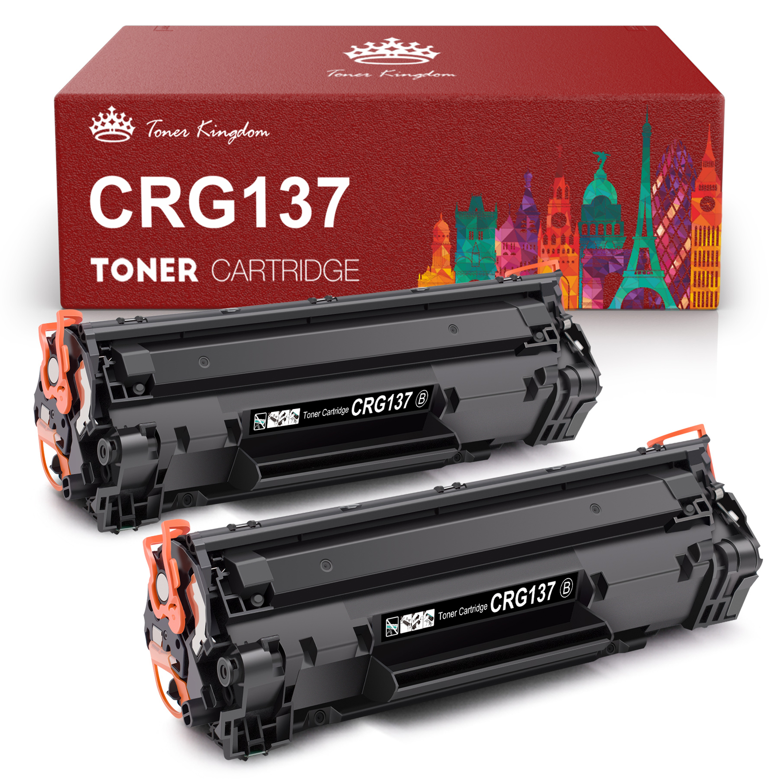 2x CRG137 Toner Cartridge for Canon 137 ImageClass MF227dw MF212w MF232w MF244dw