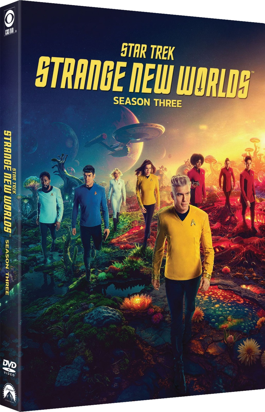 Paramount Star Trek Strange New Worlds Season 3 DVD Boxed Set, 10 Episodes,