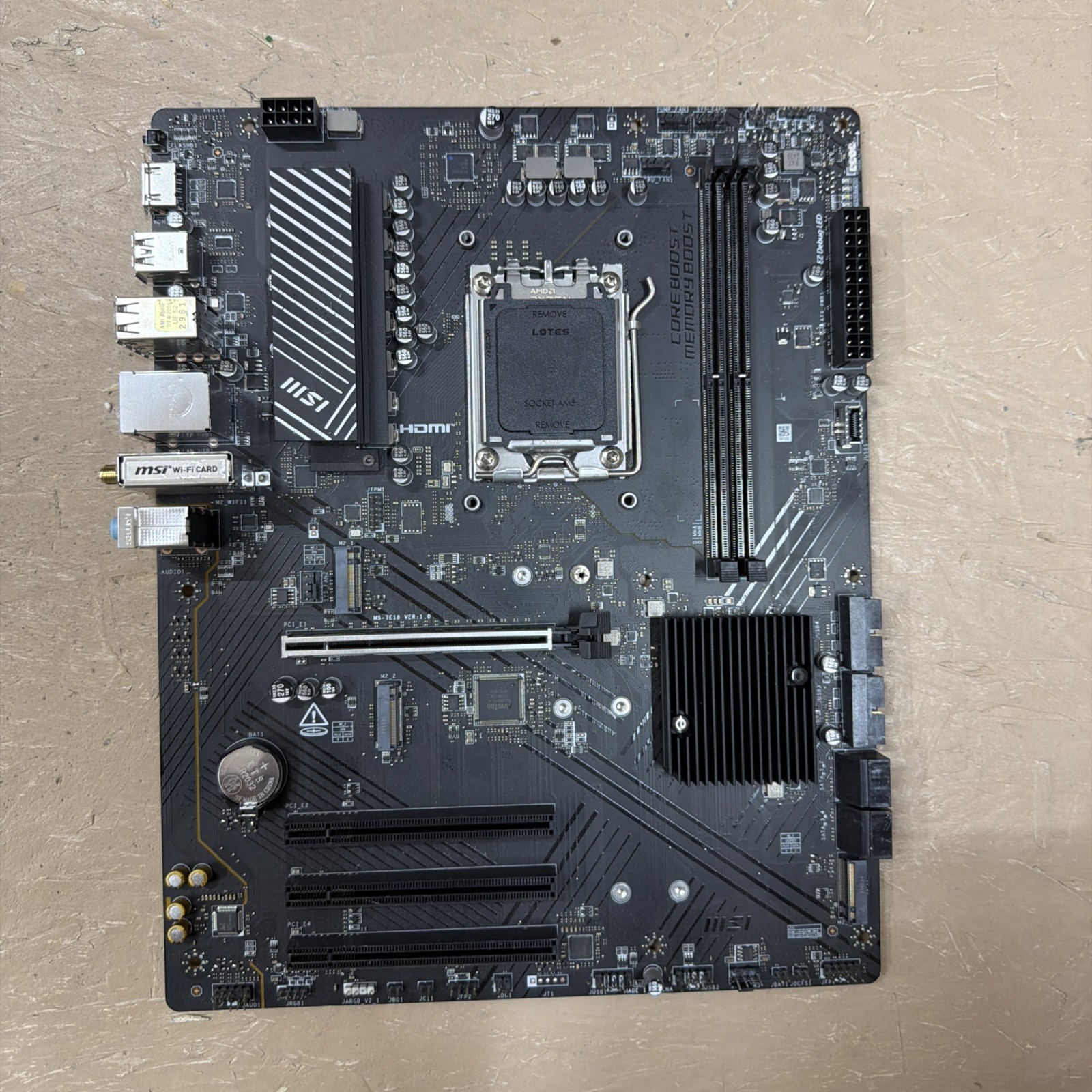 MSI PRO B650-VC WIFI III AM5 ATX AMD Motherboard