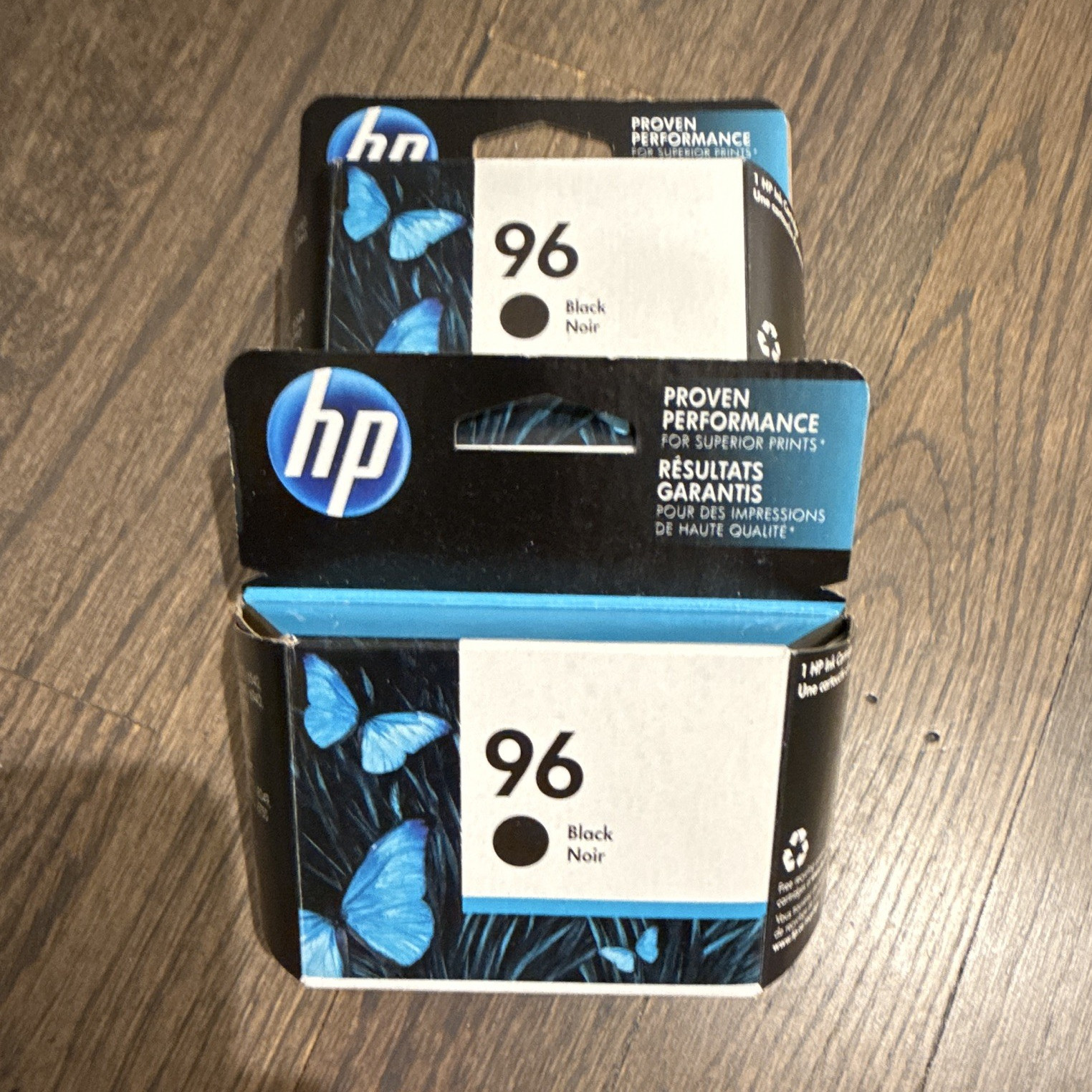 Lot of 2 HP 96 Black Inkjet Ink Cartridge for HP Printers Exp 4/20
