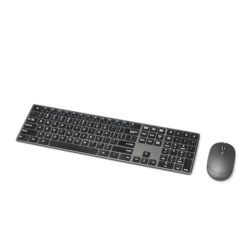 BLACK - AMAZON BASICS ULTRA PREMIUM WIRELESS KEYBOARD AND MOUSE COMBO HK8983US