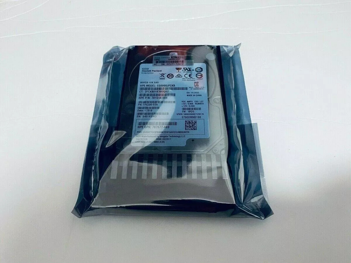 NEW HP J9F47A 787647-001 900GB SAS 10K 2.5in 12Gbps MSA SFF ENT HDD Hard Drive