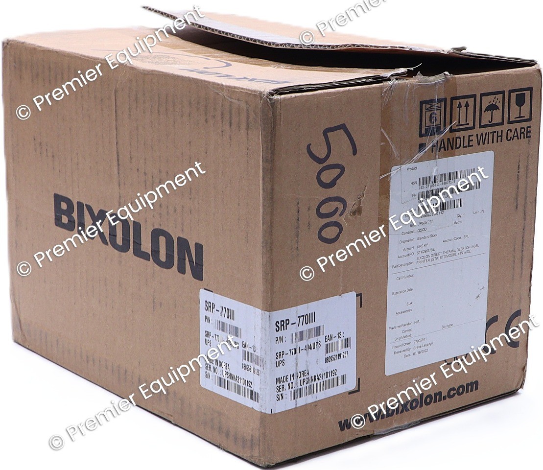 NEW BIXOLON SRP-770III SRP-770III-404/UPS DIRECT THERMAL LABEL PRINTER