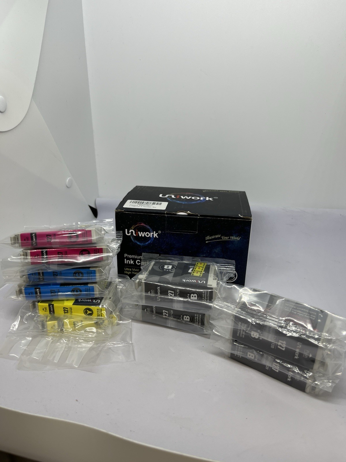 Uniwork 127  Ink Cartridges for Epson WorkForce WF-3520 WF-3540 WF-7510 (10pk)
