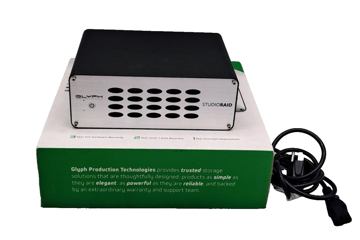 Glyph StudioRaid 4TB External HDD with Power adapter