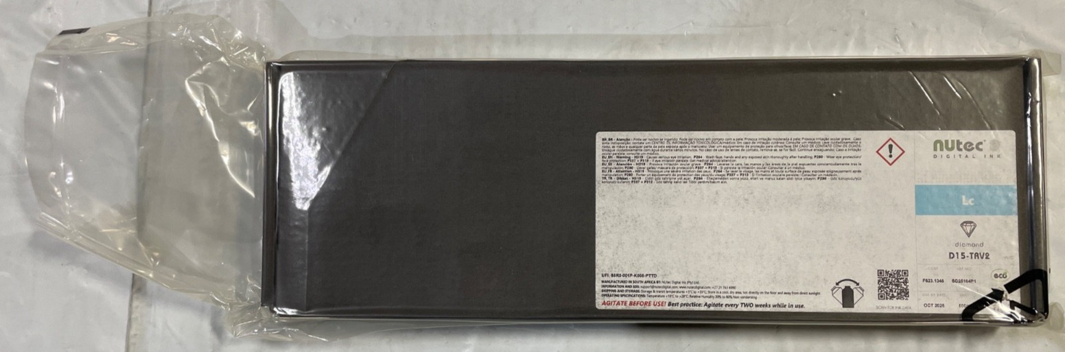 Nutec Digital Ink Lc Diamond D15-TRV2 New/Factory Sealed Ex. Oct 2026