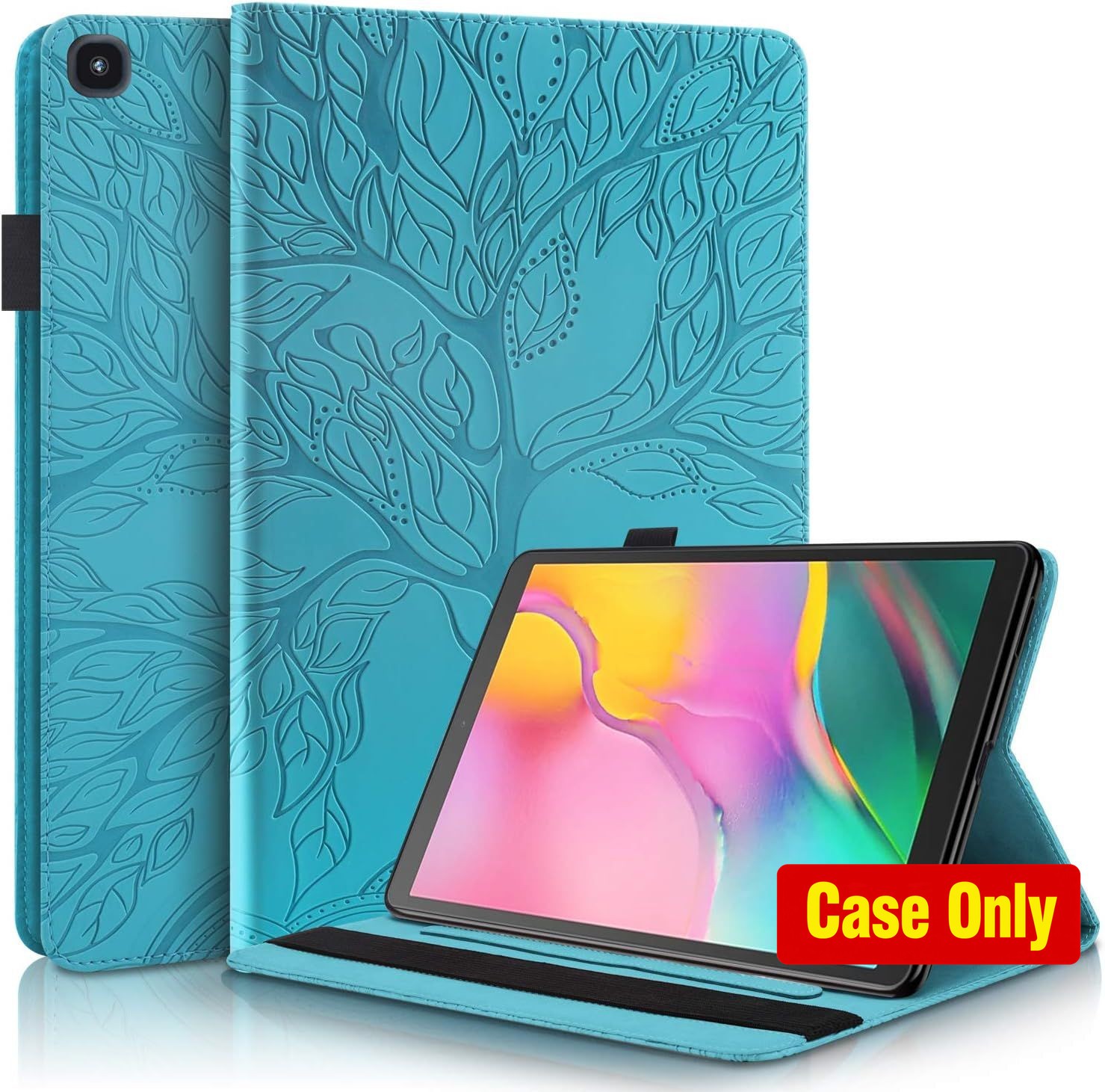 Premium Slim PU Leather Folio Case for Samsung Galaxy Tab A 10.1 2019 - Turquois