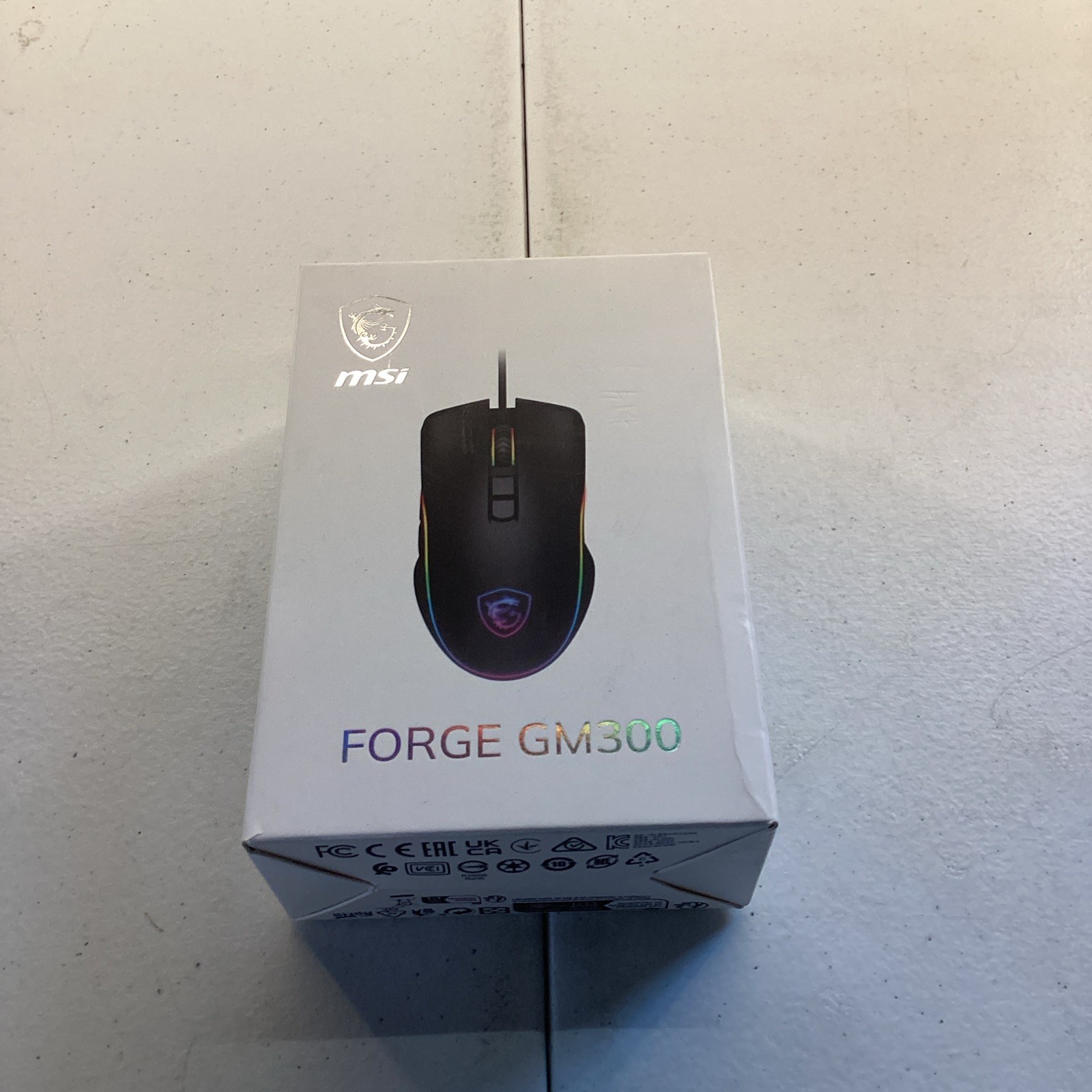MSI FORGE GM300 Gaming Mouse Led Lighting