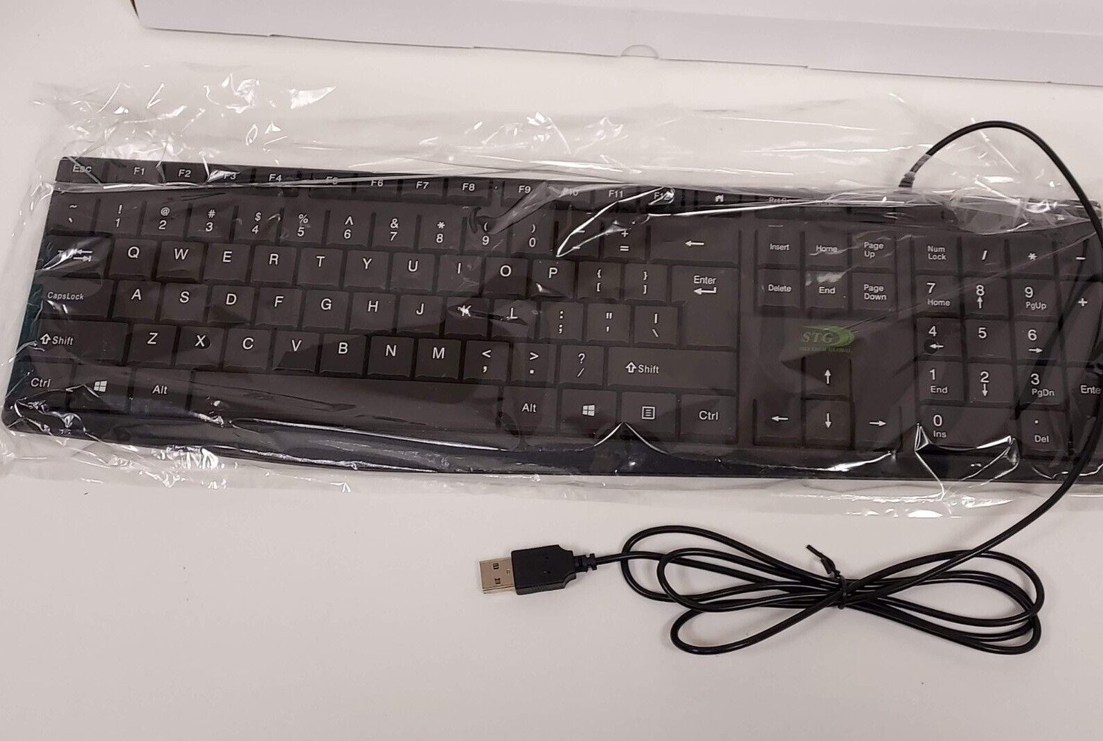 STG Skytech Global Wired K9820 Keyboard, Black