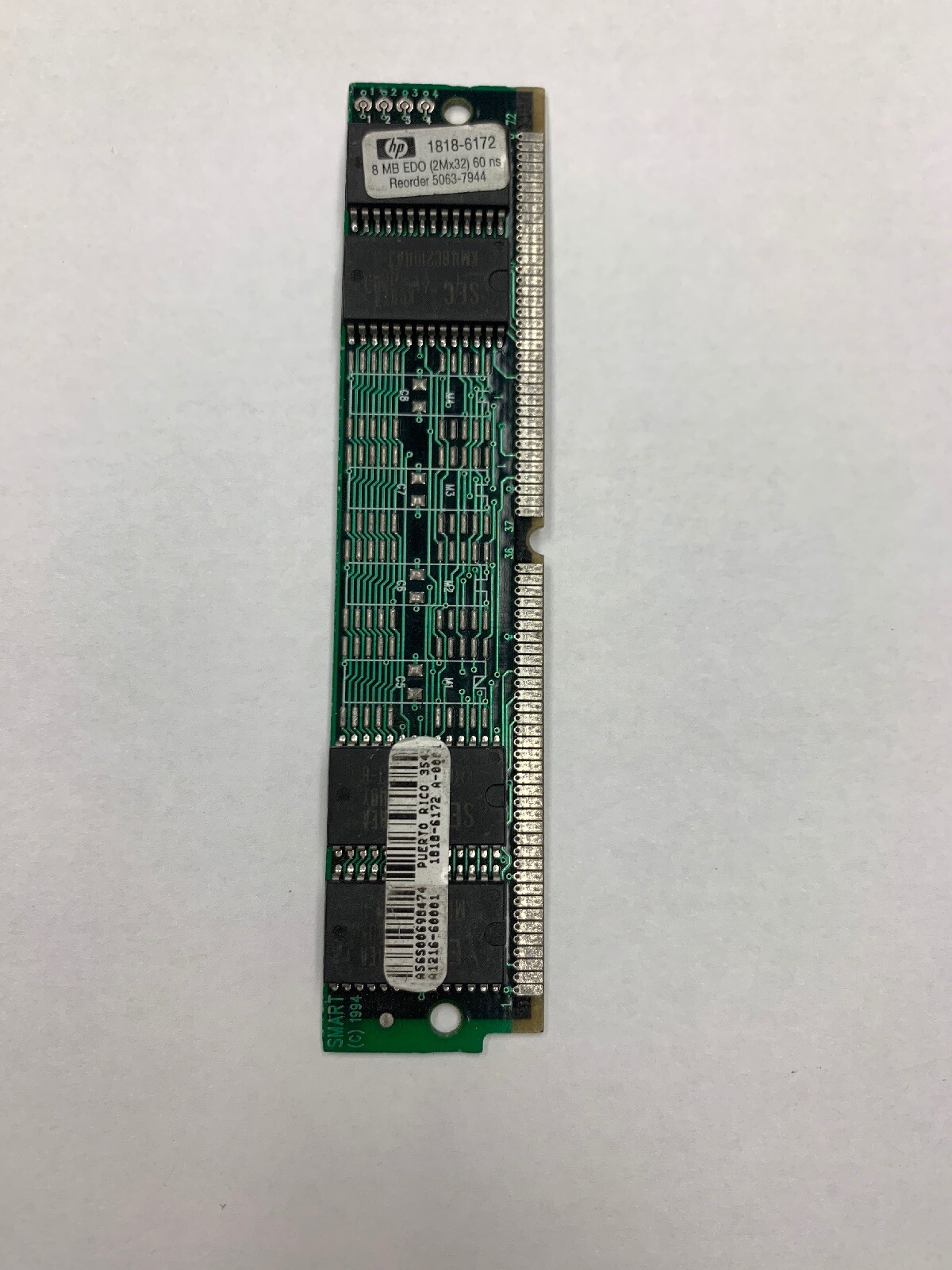 1818-6172, HP, Memory Mod, 8 MB EDO (2Mx32) 60 ns SIMM
