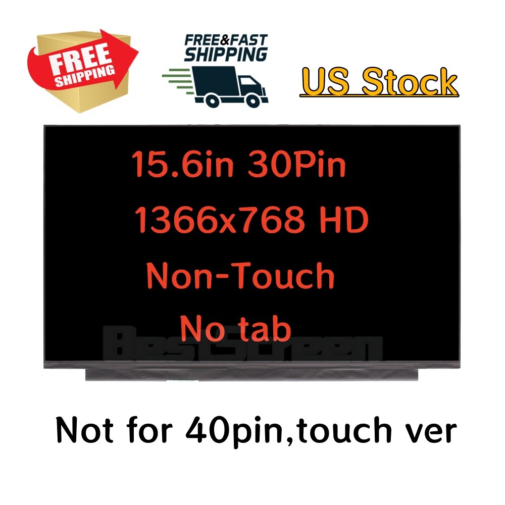N156BGA-EB3 REV.C5 Rev.C1 LCD Screen Replacement HD LED Display 15.6" 30pin New