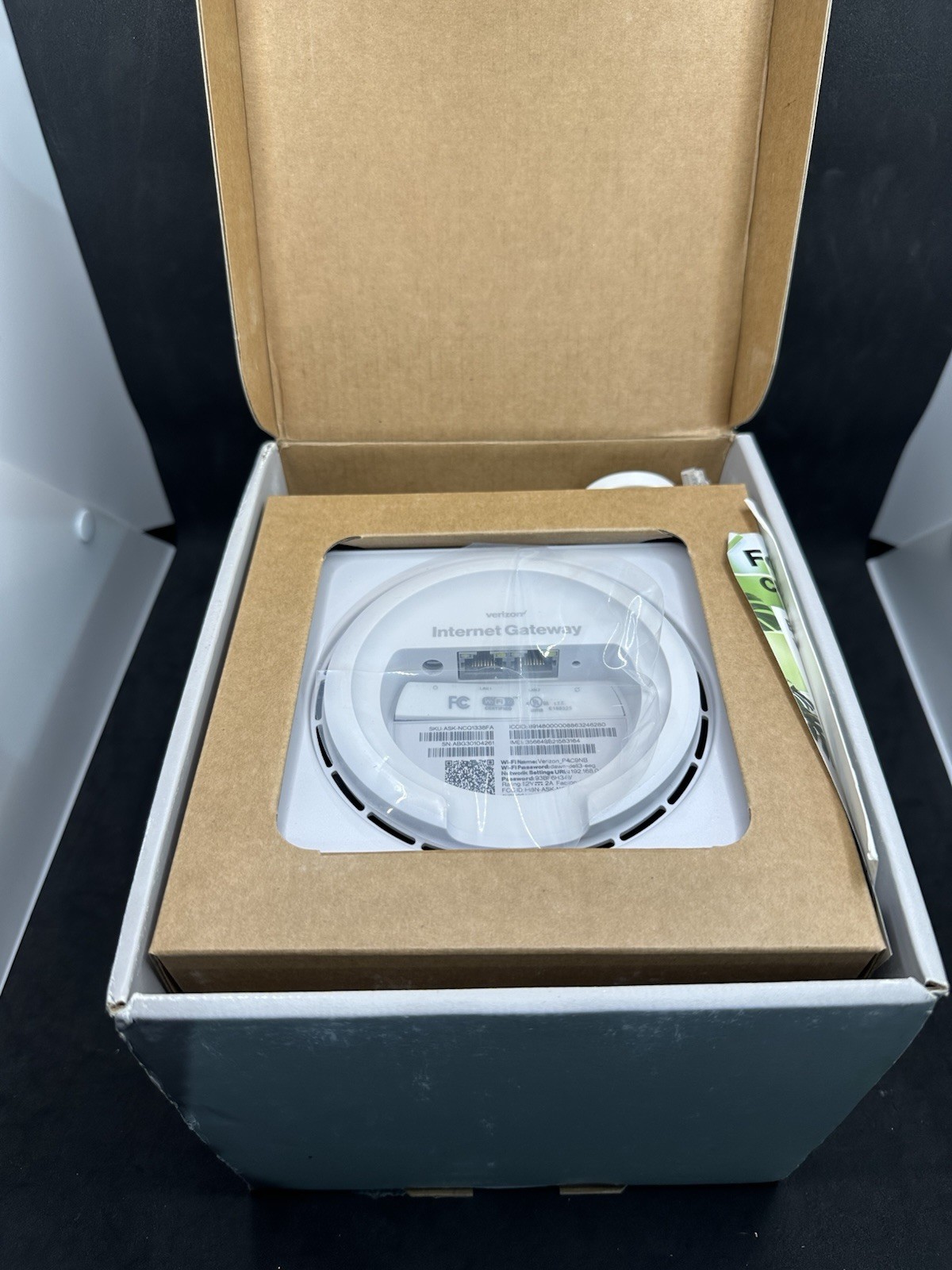 📦 Verizon 5G Home Internet Gateway ASK-NCQ1338FA Router Open Box Complete