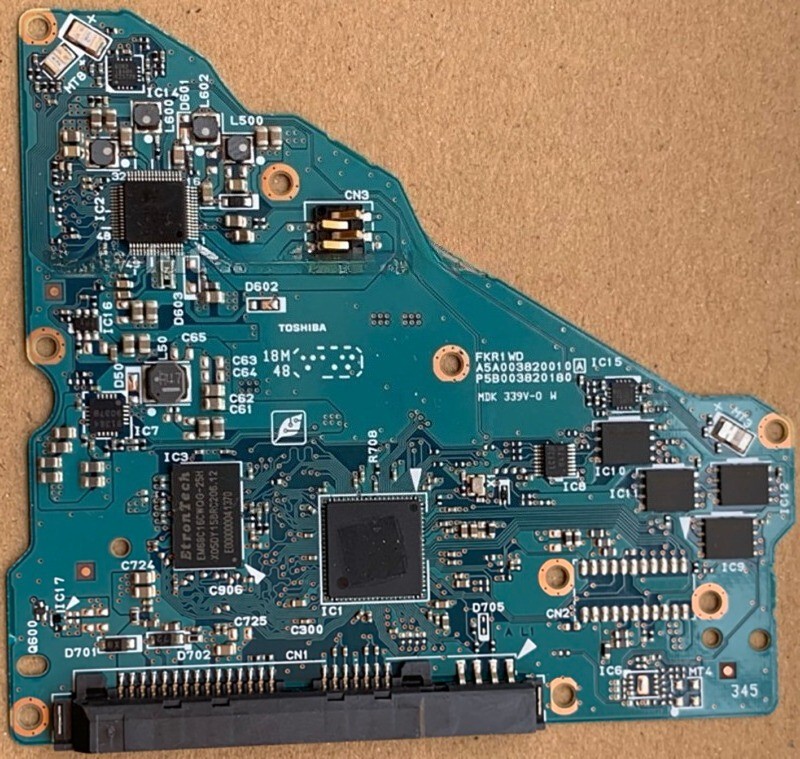 Board number: G3820A HDD PCB hard disk board For Toshiba HDD
