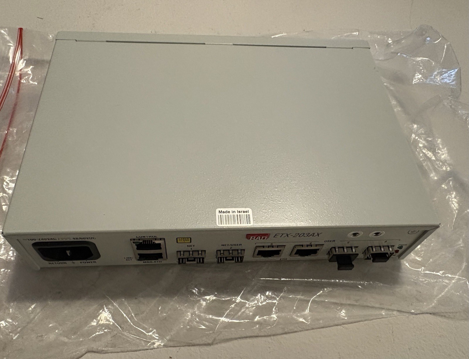 RAD ETX-203AX Carrier Ethernet Demarcation Device NEW
