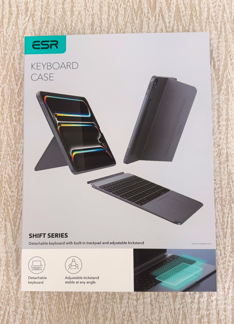 ESR Shift Series iPad Pro 13" M4/M5 Detachable Bluetooth Keyboard Case Stand