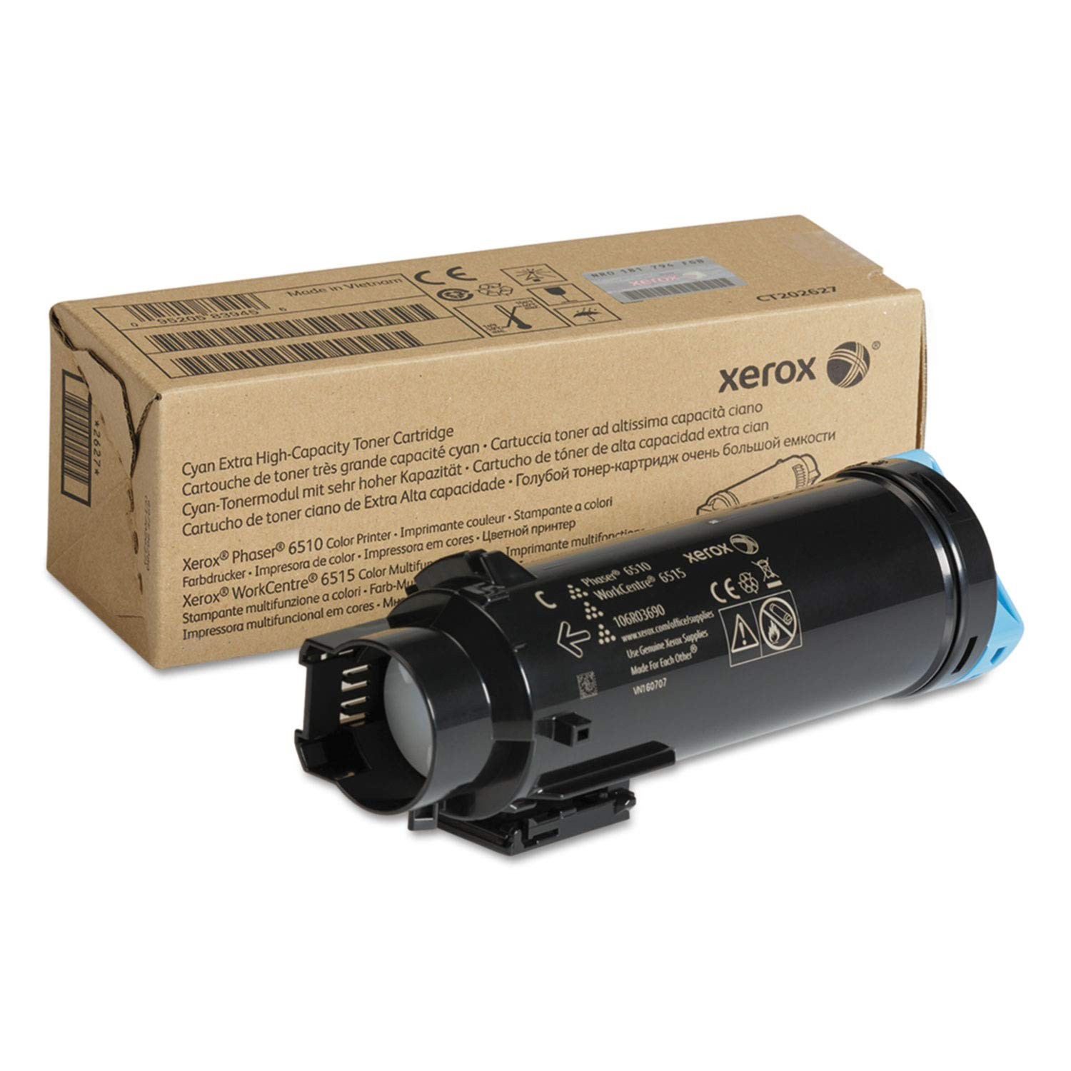 Genuine Xerox 106R03690 Cyan Toner, Brand New Sealed Box, We Ship Fast