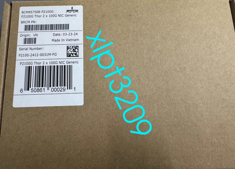 1 pcs NEW  Broadcom BCM957508-P2100G  network card FedEx or DHL