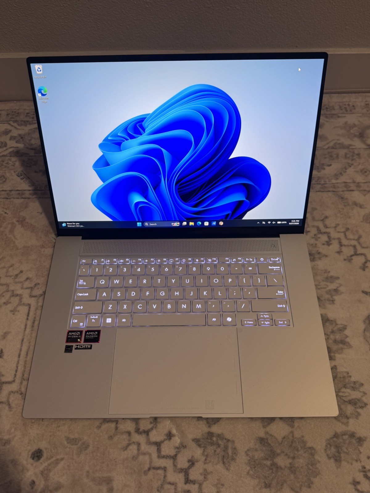 ASUS Zenbook S 16 3K 120Hz OLED Touch (Ryzen AI 9 365, 24GB RAM, 1TB SSD) White