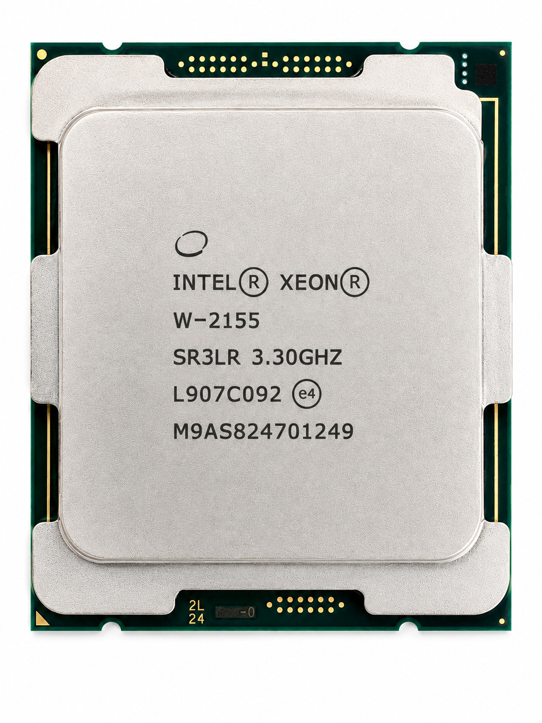 Intel Xeon W-2155 3.30GHz 10-Core 13.75MB LGA2066 Server CPU Processor.