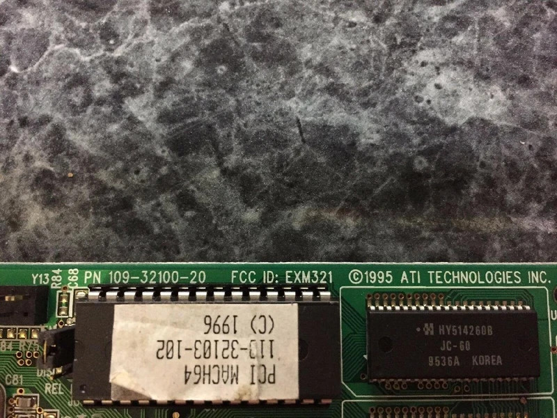 109-32100-20 ati 2MB pci video card xpression MACH64 with vga output