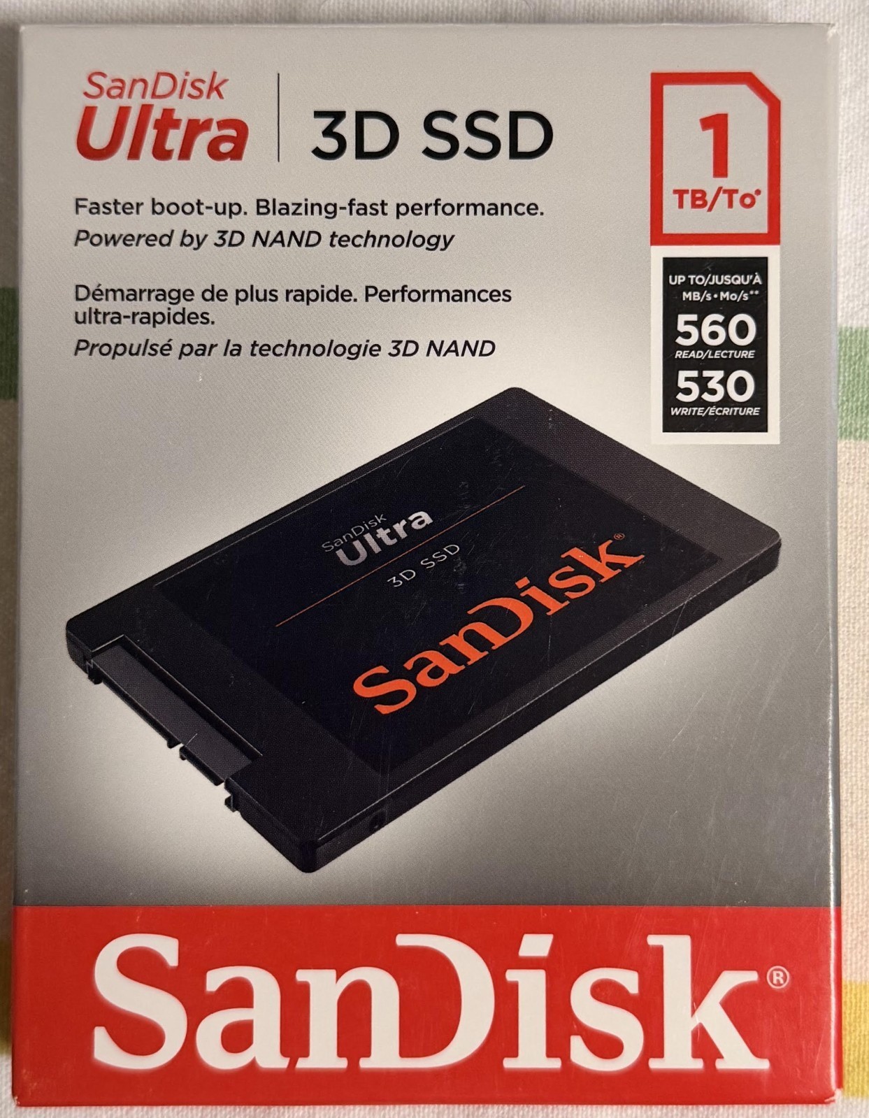 SANDISK ULTRA 3D NAND 1TB SSD SATA III 6 GB/S 2.5" /7 (SDSSDH3-1T00-G26